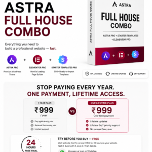 Astra Full House Combo – GPL Astra Pro + Starter Templates + Elementor Pro