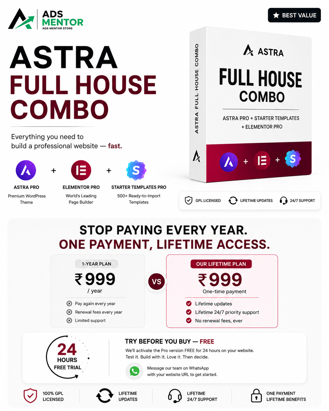 Astra Full House Combo